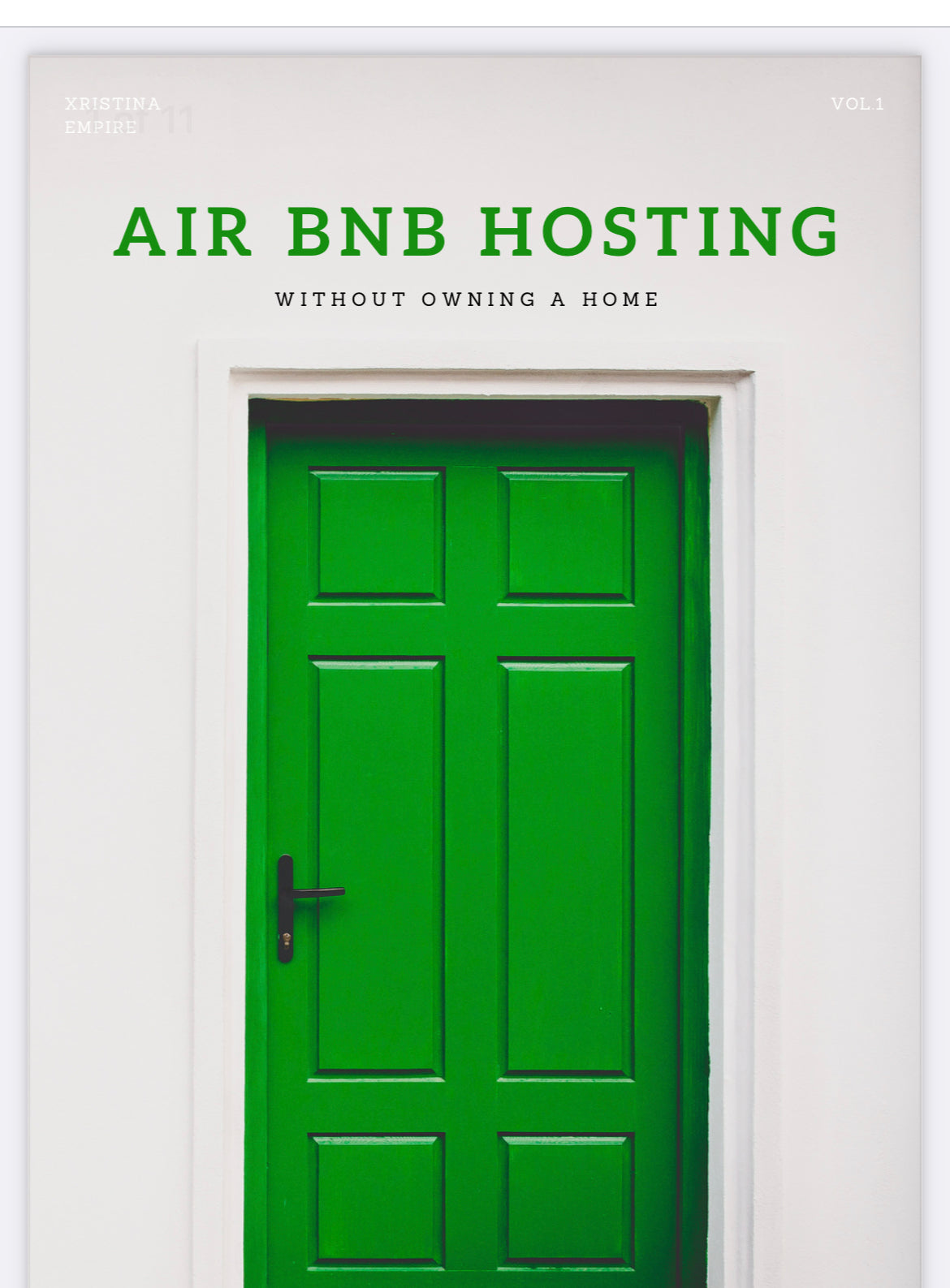 Air bnb  without owning property guide